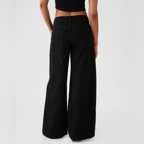 NWT! GAP Black Mid Rise UltraSoft Baggy Jeans - Multiple Sizes💙 - Picture 4 of 12